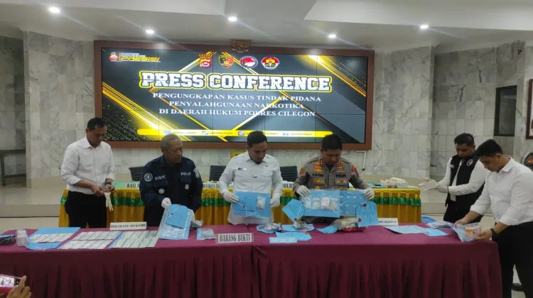 Polisi Tangkap ASN Pemkot  Cilegon yang Terlibat Peredaran Narkotika