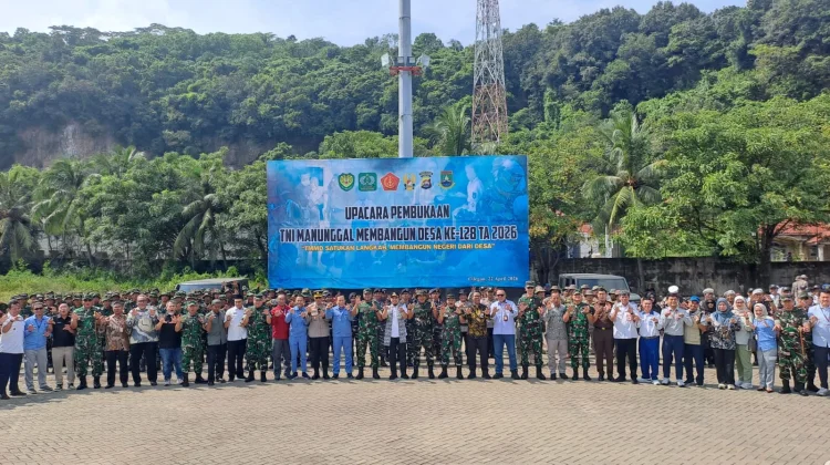 Danrem 064 Maulana Yusuf Membuka Program TMMD ke-128 di Cilegon