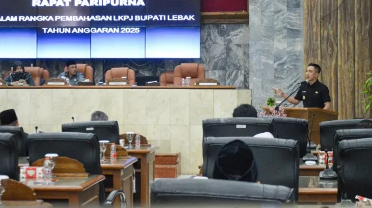 Bupati Lebak Sampaikan LKPJ 2025 di Rapat Paripurna DPRD