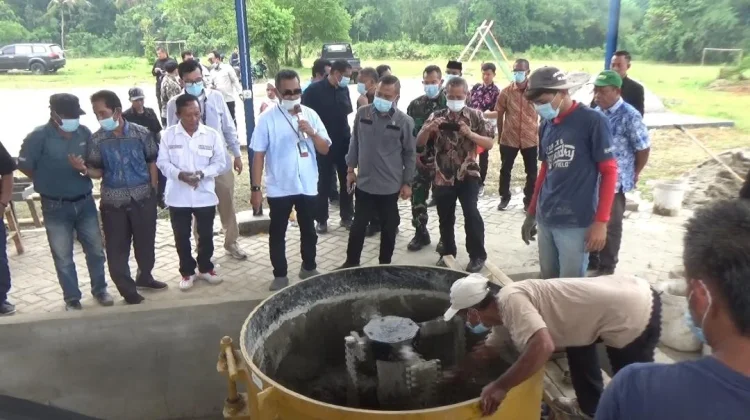 BNPT Perkuat Ekonomi Desa di Pandeglang Melalui Produksi Paving Block