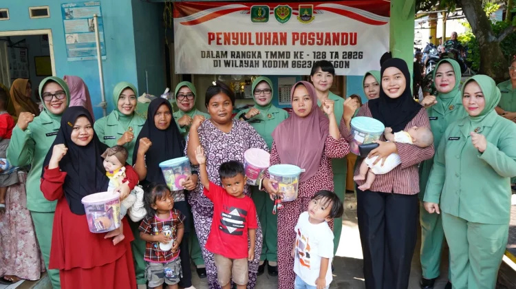 Peduli Stunting, Persit KCK Kodim Cilegon Gelar Penyuluhan