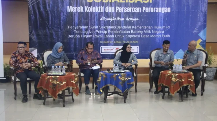 Kemenkum Banten Sosialisasikan Merek dan Perseroan ke Pelaku Usaha