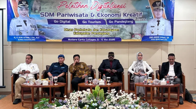 Kolaborasi Disparbud dan DPRD Pandeglang Latih Pelaku Priwisata dan Ekraf