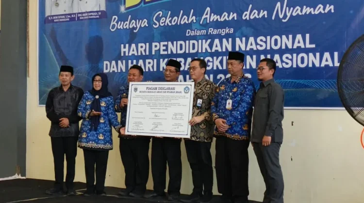 Disdikpora Pandeglang Deklarasikan Budaya Sekolah Aman dan Nyaman