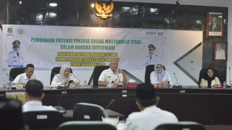 Dinsos Banten Sertifikasi 50 Pekerja Sosial Masyarakat Kabupaten Tangerang