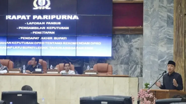 Bupati Lebak Sampaikan LKPJ Tahun Anggaran 2025