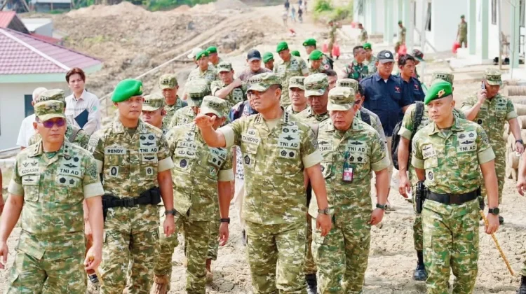Pembangunan Markas Yonif TP 842 Pandeglang Terus Diakselerasi