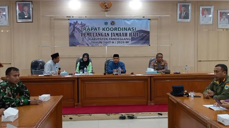 Kemenhaj Pandeglang Matangkan emulangan Jamaah Haji Pandeglang