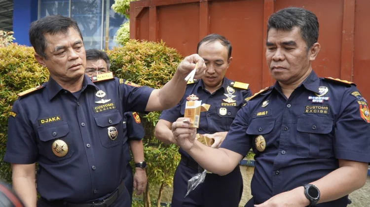 Bea Cukai Banten Perkuat Pengawasan Selundupan Rokok Ilegal