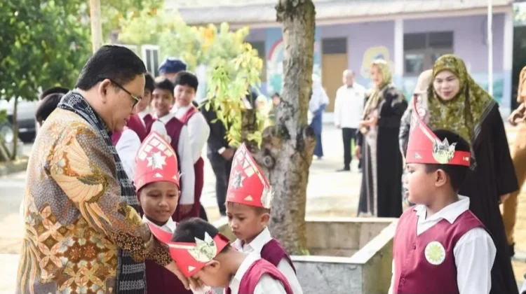 Wabup Amir Hamzah Hadiri Imtihan SDIT Al-Furqan