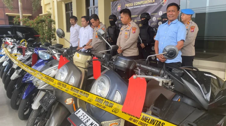 Komplotan Curanmor dan Penadah di Pandeglang Ditangkap, Satu Tersangka Tewas
