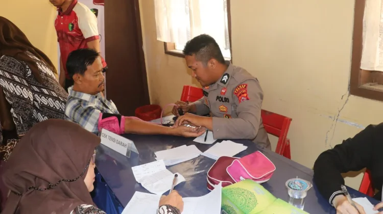 Sambut HUT Bhayangkara, Polres Lebak Gelar Bhakti Kesehatan