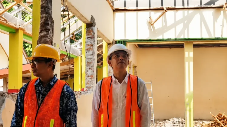 Dindikbud Kabupaten Serang Tinjau Revitalisasi Sekolah Dasar Kecamatan Baros Ta