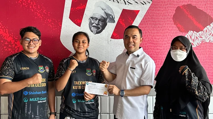 Holding Company Apresiasi Atlet  Taekwondo Cilegon Peraih Medali di POPDA Banten X
