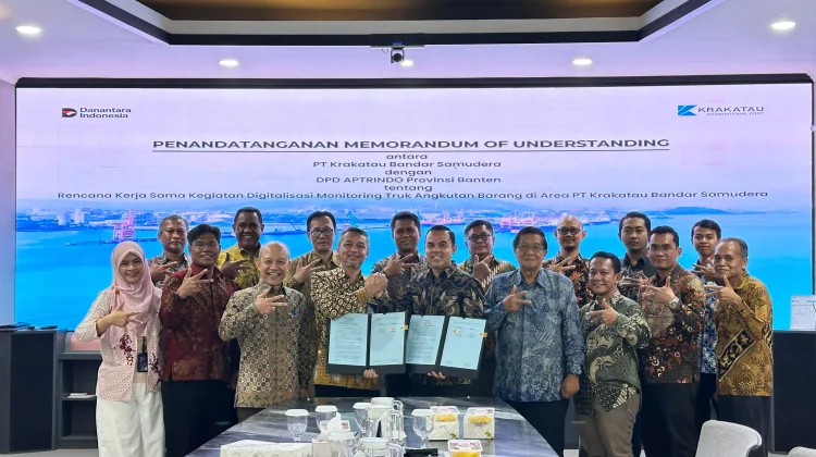 KBS Gandeng APTRINDO Banten untuk Digitalisasi Monitoring Truk Angkutan Barang A