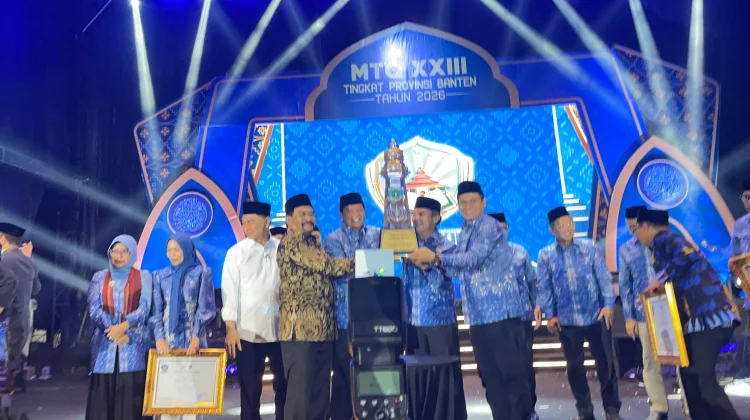 Kabupaten Tangerang Kembali Raih Juara Umum MTQ Banten 2026