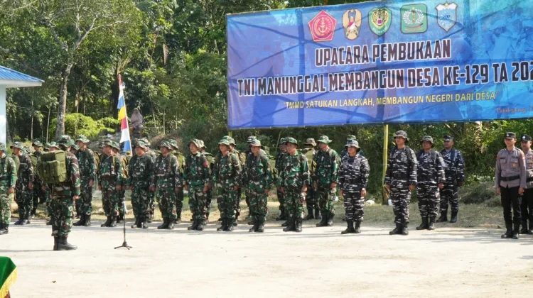 Buka Akses Dua Desa, TMMD di Pandeglang Libatkan 150 Personel