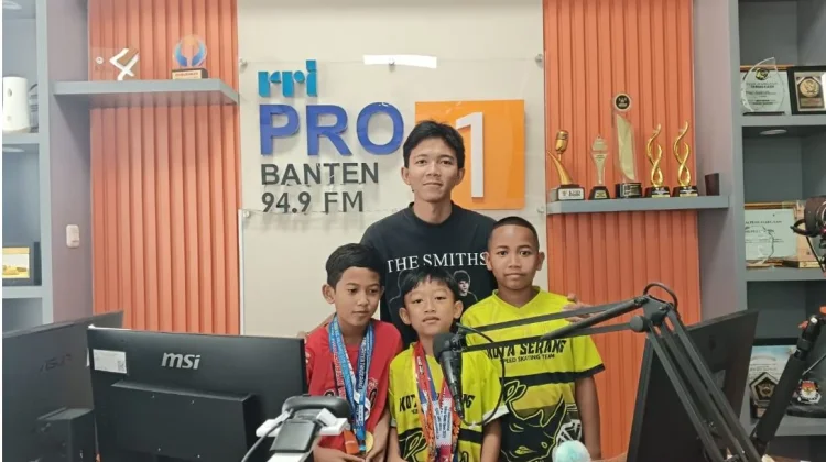 Sepatu Roda Jadi Wadah Prestasi Anak Banten