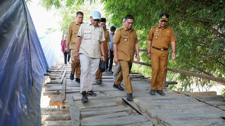Jembatan Piano Desa Mekarsari Kabupaten Serang Mulai Dibangun