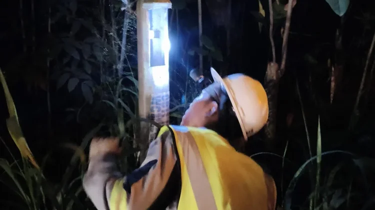 BPTD Banten Lakukan Pemeliharaan PJU di Jalan Serang - Pandeglang