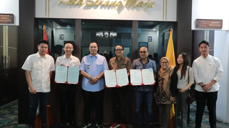 Pemkot Serang Kembali Terima Bantuan Pembangunan Jalan dari Dana CSR