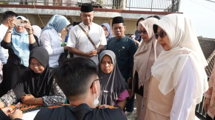 Warga Padati Program CKG di Cadasari Pandeglang