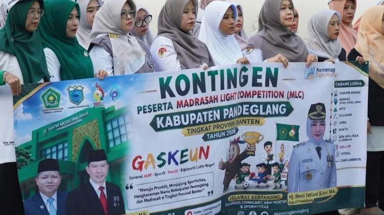 Bupati Dewi Lepas Kontingen madrasah ke MLC Tingkat Provinsi Banten