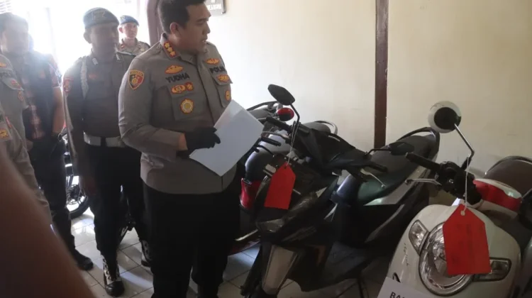 Polresta Serang Kota Bongkar Jaringan Curanmor yang Beraksi di 17 Lokasi