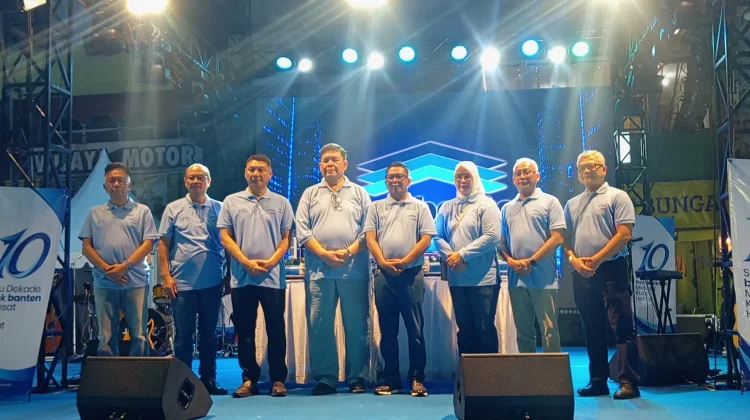 Satu Dekade, Bank Banten Luncurkan Logo dan Warna Baru di Royal Baroe
