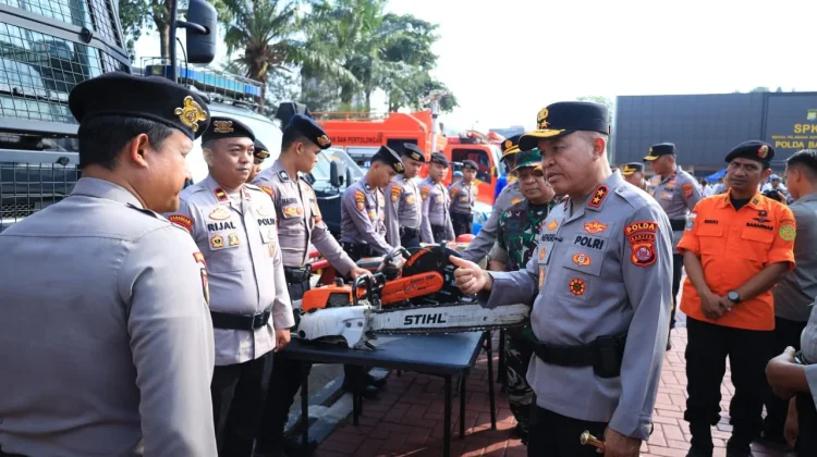 Kapolda Banten Pimpin Apel Cegah Karhutla