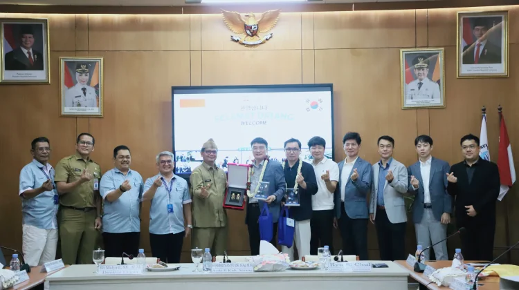 Perumda Tirta Albantani Terima Hibah SPAM Mobile dari Korea Selatan