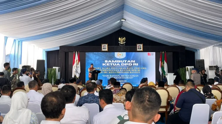 Ground Breaking Kantor DPD RI di Ibu Kota Provinsi Banten Dimulai