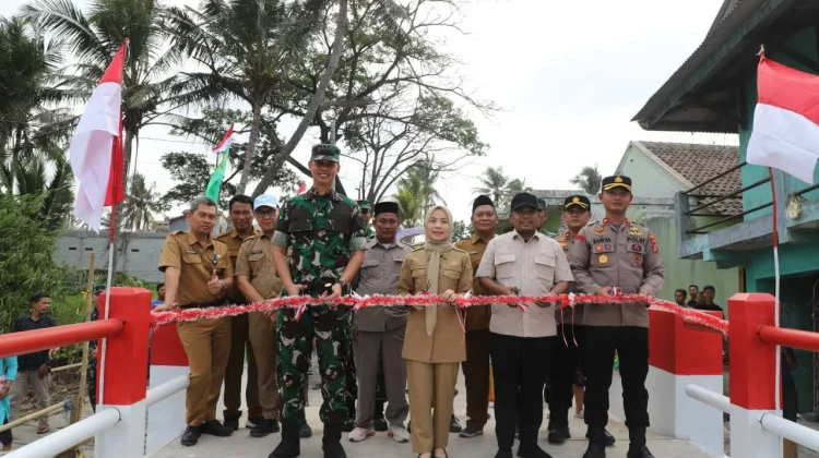 TNI dan Pemkab Serang Percepat Pembangunan Infrastruktur Desa
