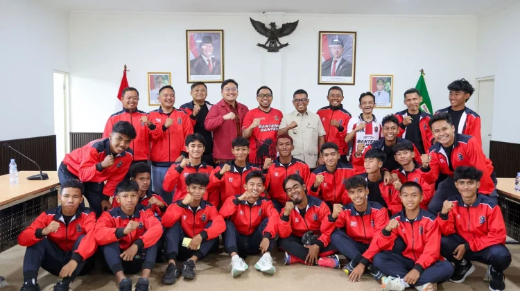 Gubernur Lepas Tim Banteng Banten ke Turnamen Nasional Soekarno