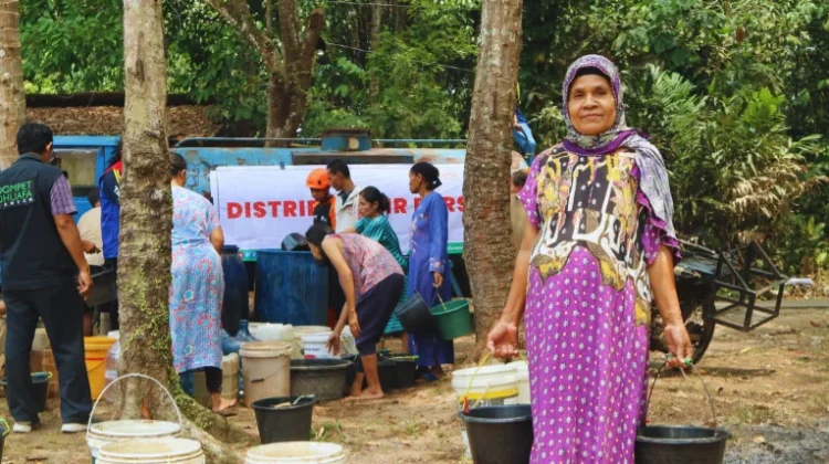 Sedekah Air Jadi Solusi Hadapi Kekeringan