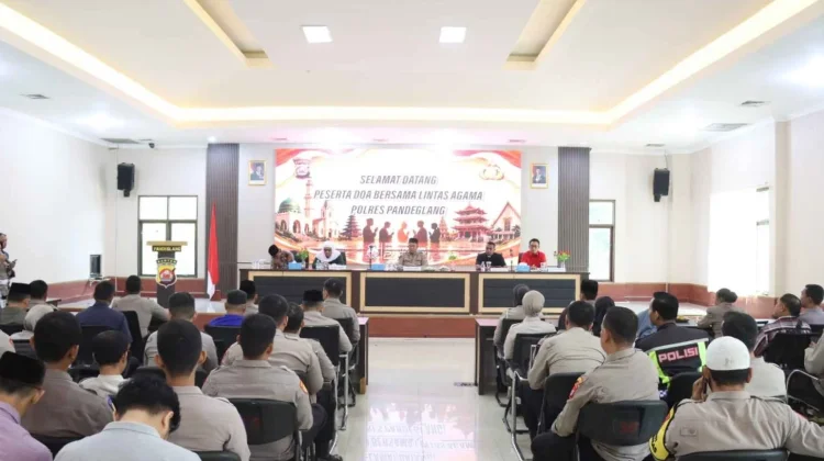 Semarak HUT RI ke-81, Polres Pandeglang Gelar Doa Lintas Agama