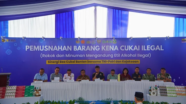 Operasi ASAP Bea Cukai Banten Tertibkan 707 Penindakan
