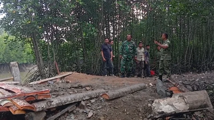 Kodim Pandeglang Usulkan Pembangunan Permanen Jembatan Ambruk di Panimbang