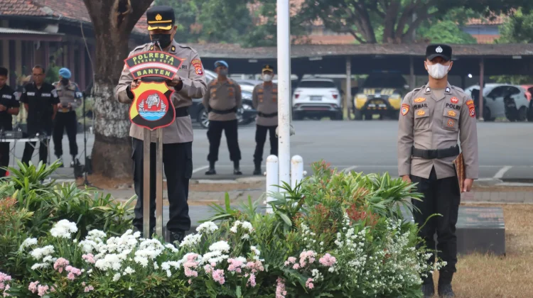 Haornas, Polresta Serang Kota Ingatkan Warga Waspadai Abu Vulkanik
