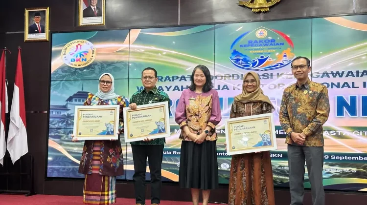 Kelola Kepegawaian Terbaik, Pemkot Serang Borong 5 Penghargaan dari BKN