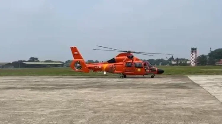 Dukung Pencarian Jurnalis, Tim SAR Kerahkan Helikopter HR-3604