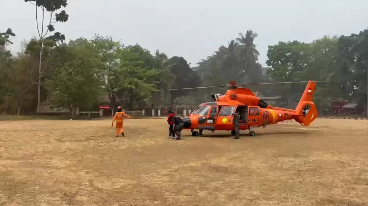 Helikopter SAR Diterjunkan Perkuat Pemantauan Udara Hari Kelima Pencarian