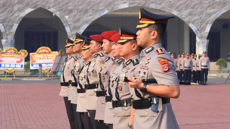 Lima Perwira Menengah Polda Banten Resmi Berganti