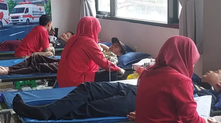 Donor Darah Meriahkan Harhubnas di Terminal Mandala Lebak