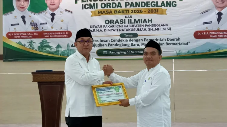 Dilantik, ICMI Pandeglang 2026-2031 Diharap Jadi Penggerak Pembangunan