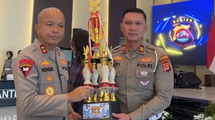 Satlantas Polresta Serang Kota Raih Juara 2 Lomba Mural Hari Jadi Korlantas
