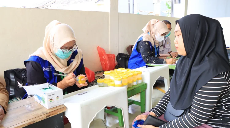 Tekan Penularan TBC, Puskesmas Cisoka Sisir Pemukiman Warga
