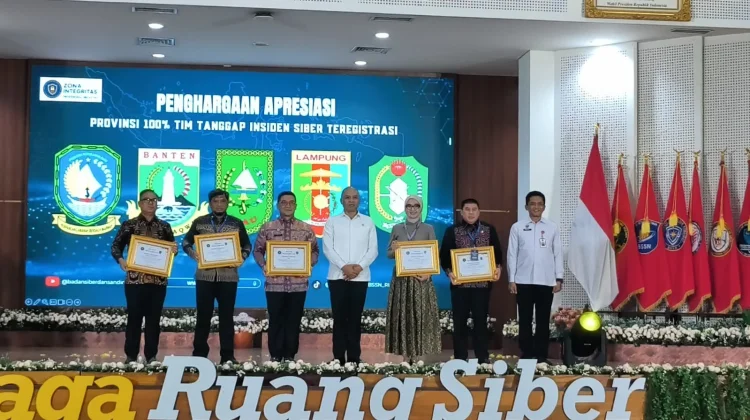 Miliki Tim Tanggap Siber, Banten Raih Apresiasi Badan Siber Nasional