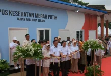 Pos Kesehatan Merah Putih di Taman Sari Resmi Beroperasi