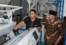 RMU Lebak Mulai Uji Coba Produksi Beras